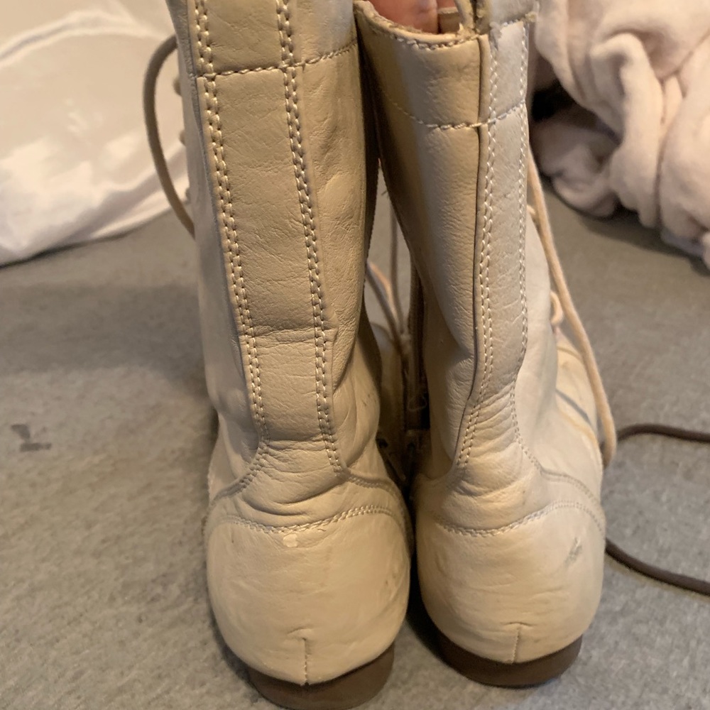 Cream Boots - Picture 4 of 5